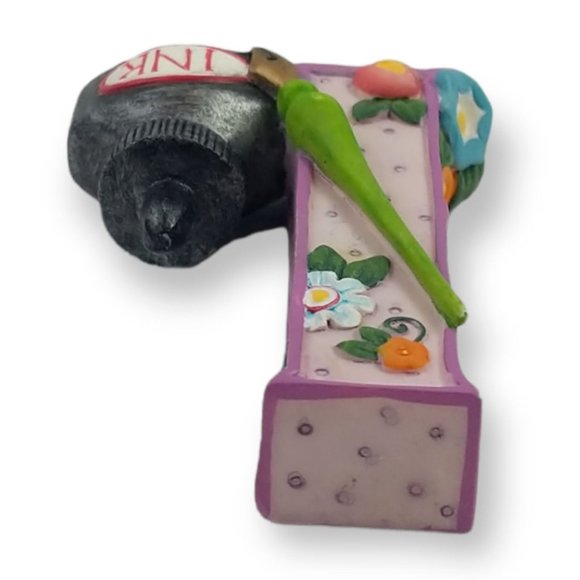 Mary Engelbreit Ink Vintage 2.5 inch Alphabet Letter Initial I (Ink Writing) - Picture 6 of 6